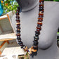 162 gram Combination Beads Necklace Amber for Healing string 60 cm NK6