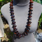 158 gram Small Beads Combination Necklace Indonesian Red Amber for Healing NK4