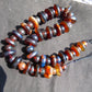 158 gram Small Beads Combination Necklace Indonesian Red Amber for Healing NK4