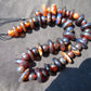158 gram Small Beads Combination Necklace Indonesian Red Amber for Healing NK4