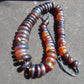 78 gram Small Beads Combination Necklace Indonesian blue Red Amber for Healing NE27