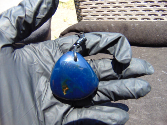 17 gr Pendant Indonesian Blue Amber for Healing PDN362