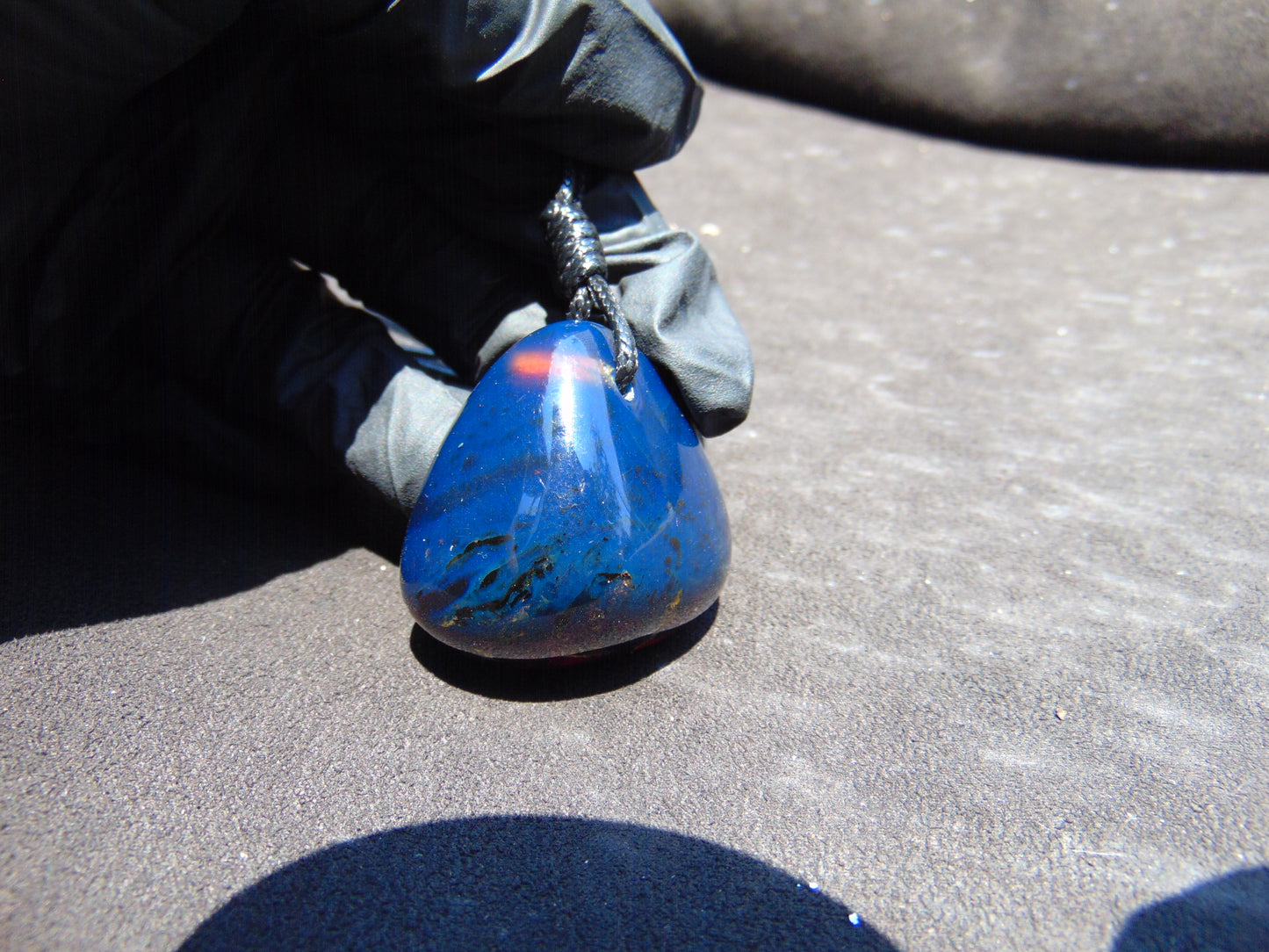 17 gr Pendant Indonesian Blue Amber for Healing PDN362