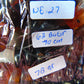 78 gram Small Beads Combination Necklace Indonesian blue Red Amber for Healing NE27