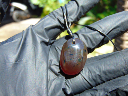 4 gram Pendant Indonesian Red Amber for Healing 26A314