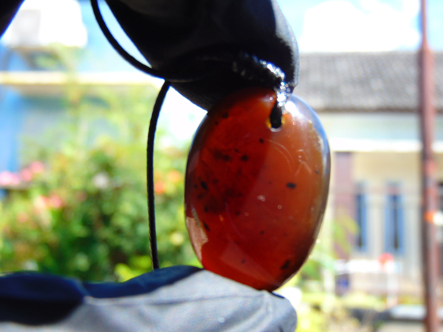 4 gram Pendant Indonesian Red Amber for Healing 26A314