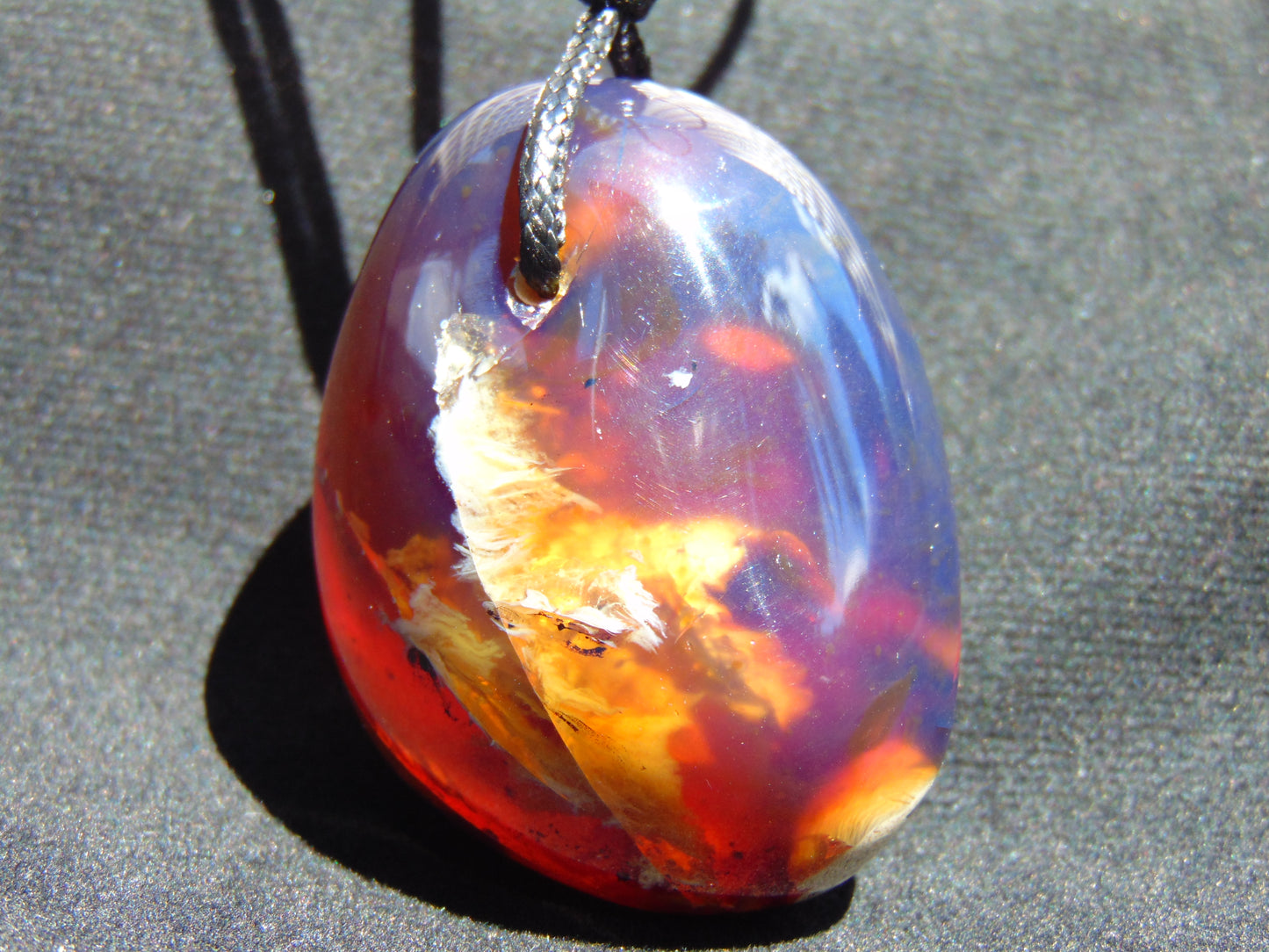 28 gram Pendant Indonesian Blue Amber for Healing 26A230