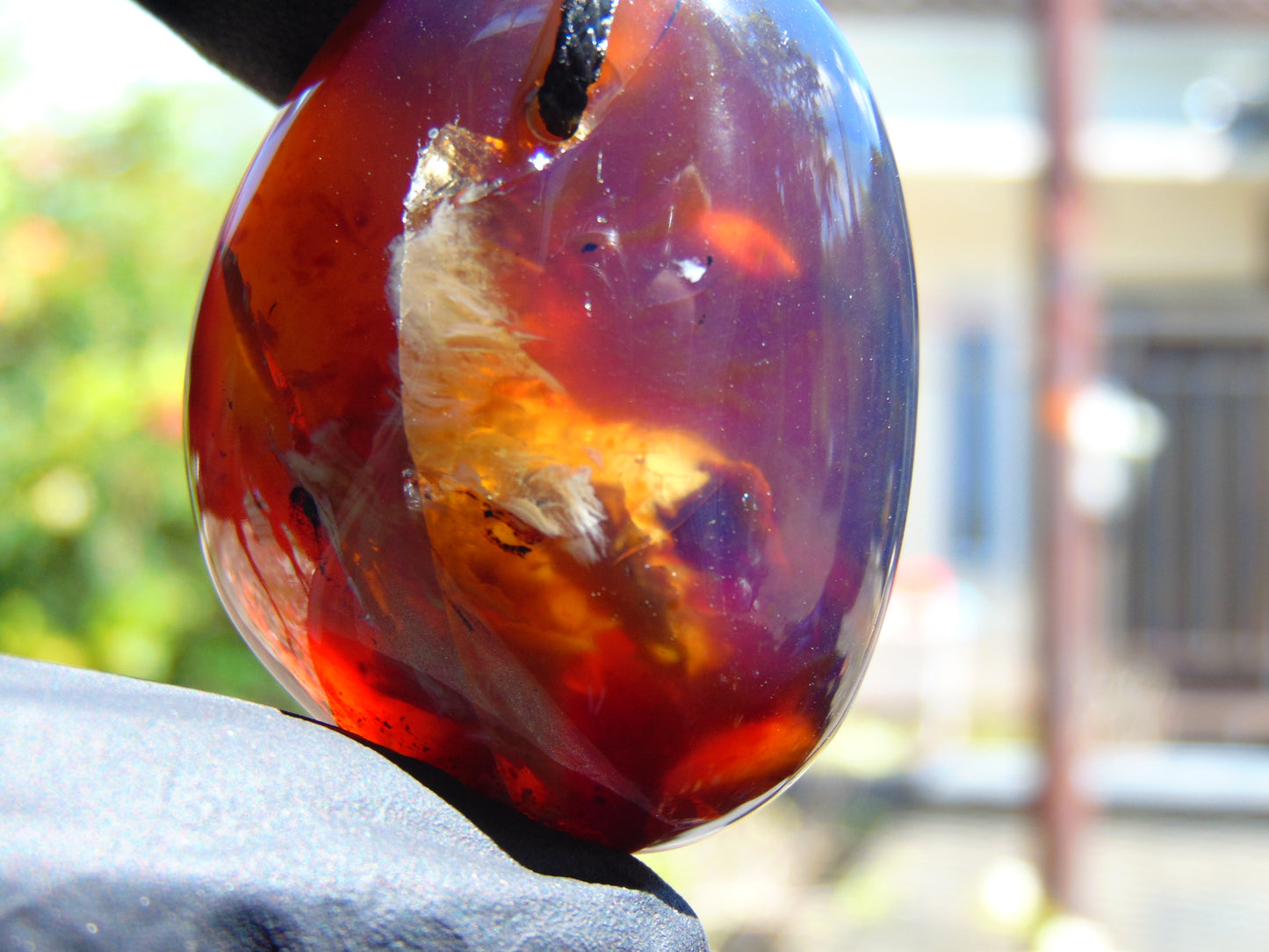 28 gram Pendant Indonesian Blue Amber for Healing 26A230