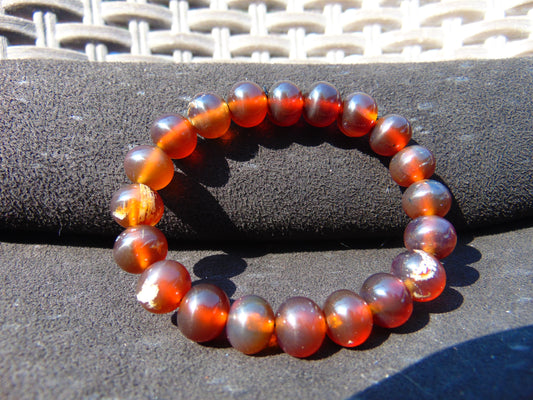 13 gram Small Beads Bracelet Indonesian Amber for Healing A20G6