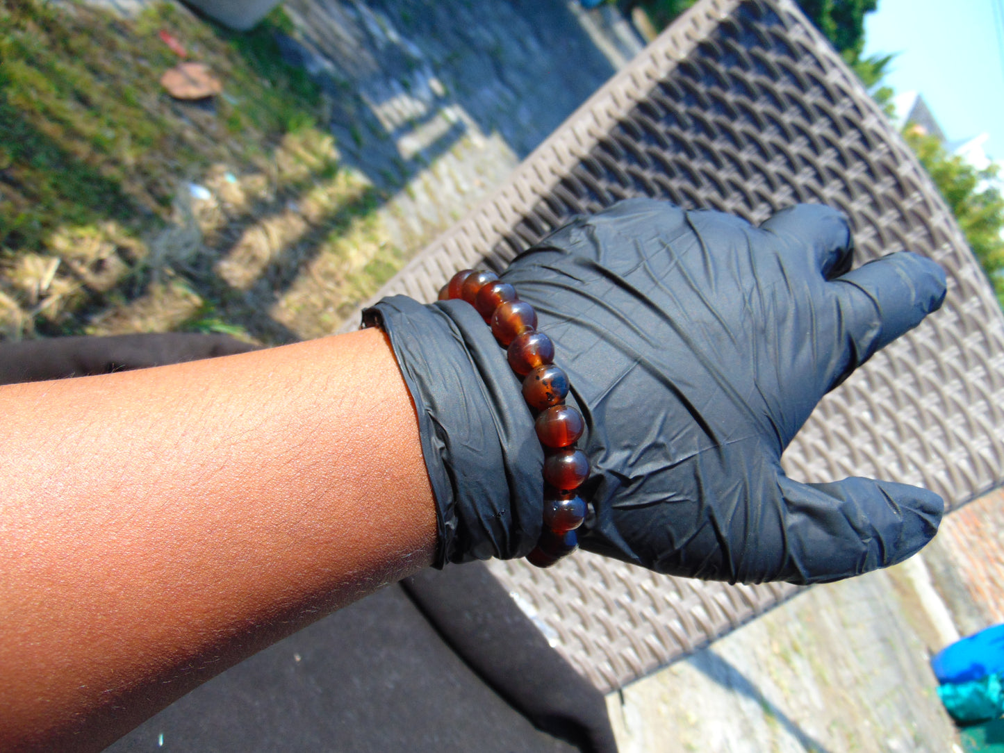 13 gram Small Beads Bracelet Indonesian Amber for Healing A20G6