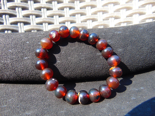 13 Gram Small Beads Bracelet Indonesian Amber for Healing AW10B16