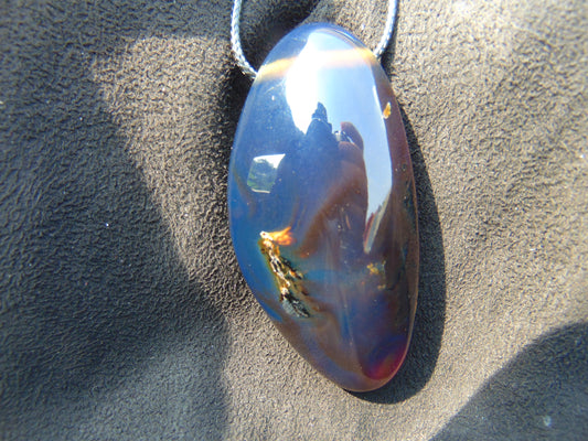 26 gr Big Pendant Indonesian Blue Amber for Healing Y13