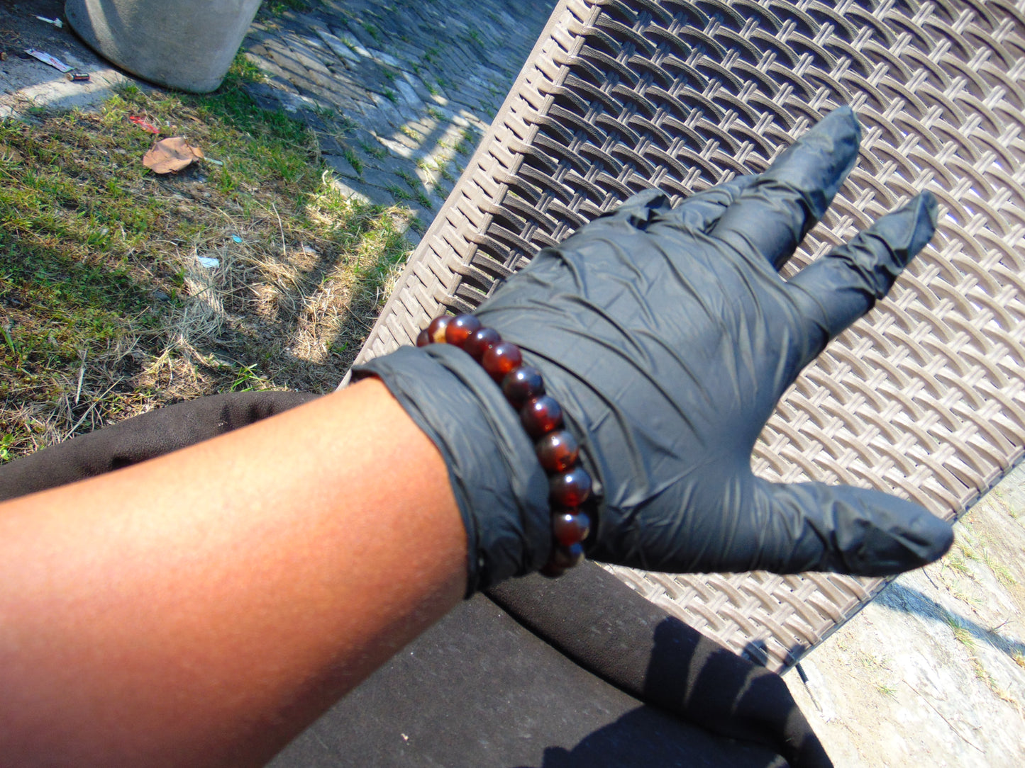 13 Gram Small Beads Bracelet Indonesian Amber for Healing AW10B16