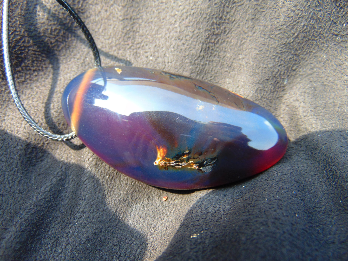 26 gr Big Pendant Indonesian Blue Amber for Healing Y13