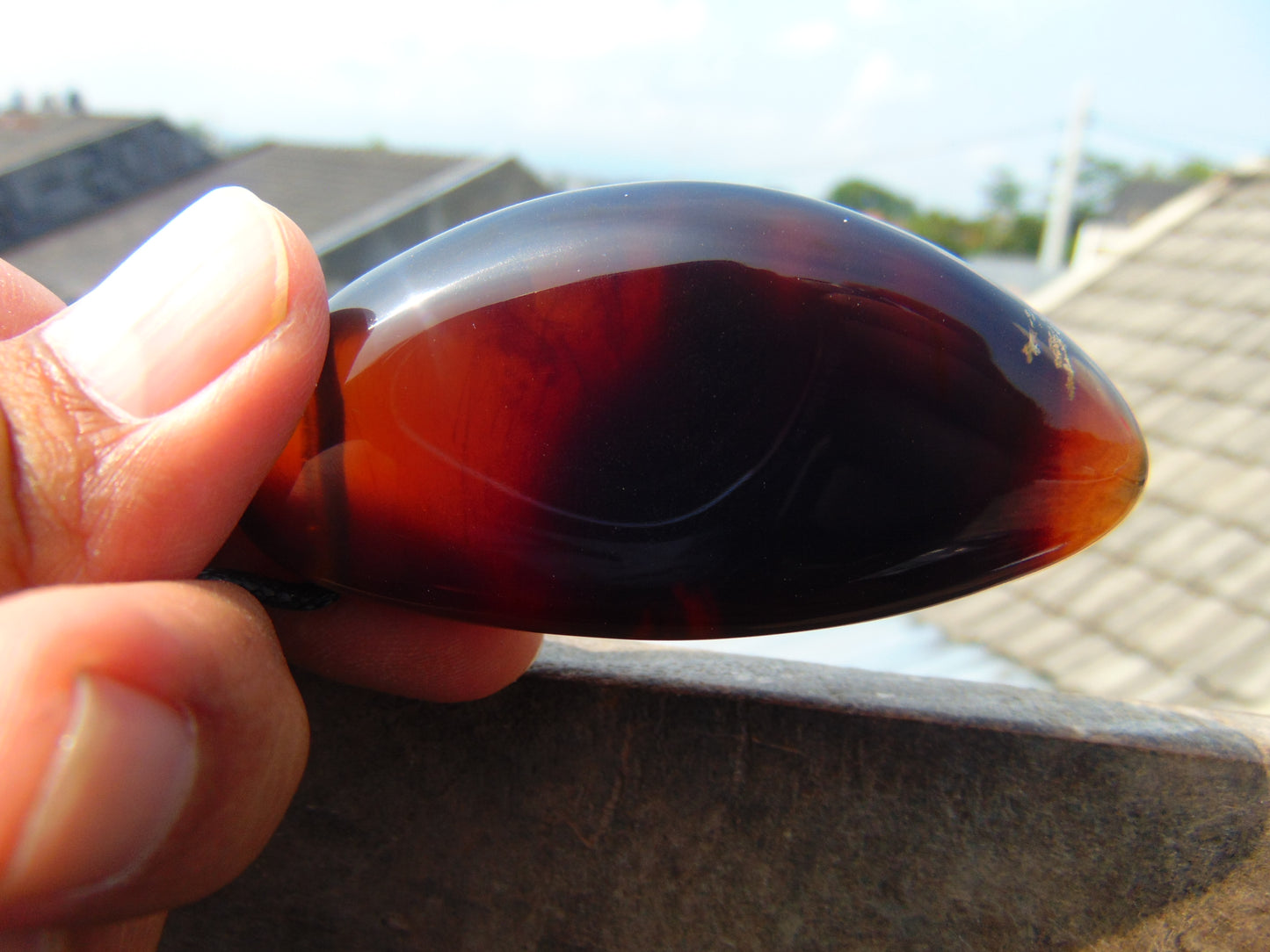 26 gr Big Pendant Indonesian Blue Amber for Healing Y13