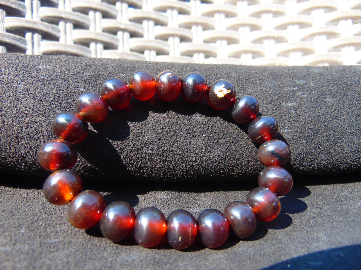 12 Gram Small Beads Bracelet Indonesian Amber for Healing A20G5