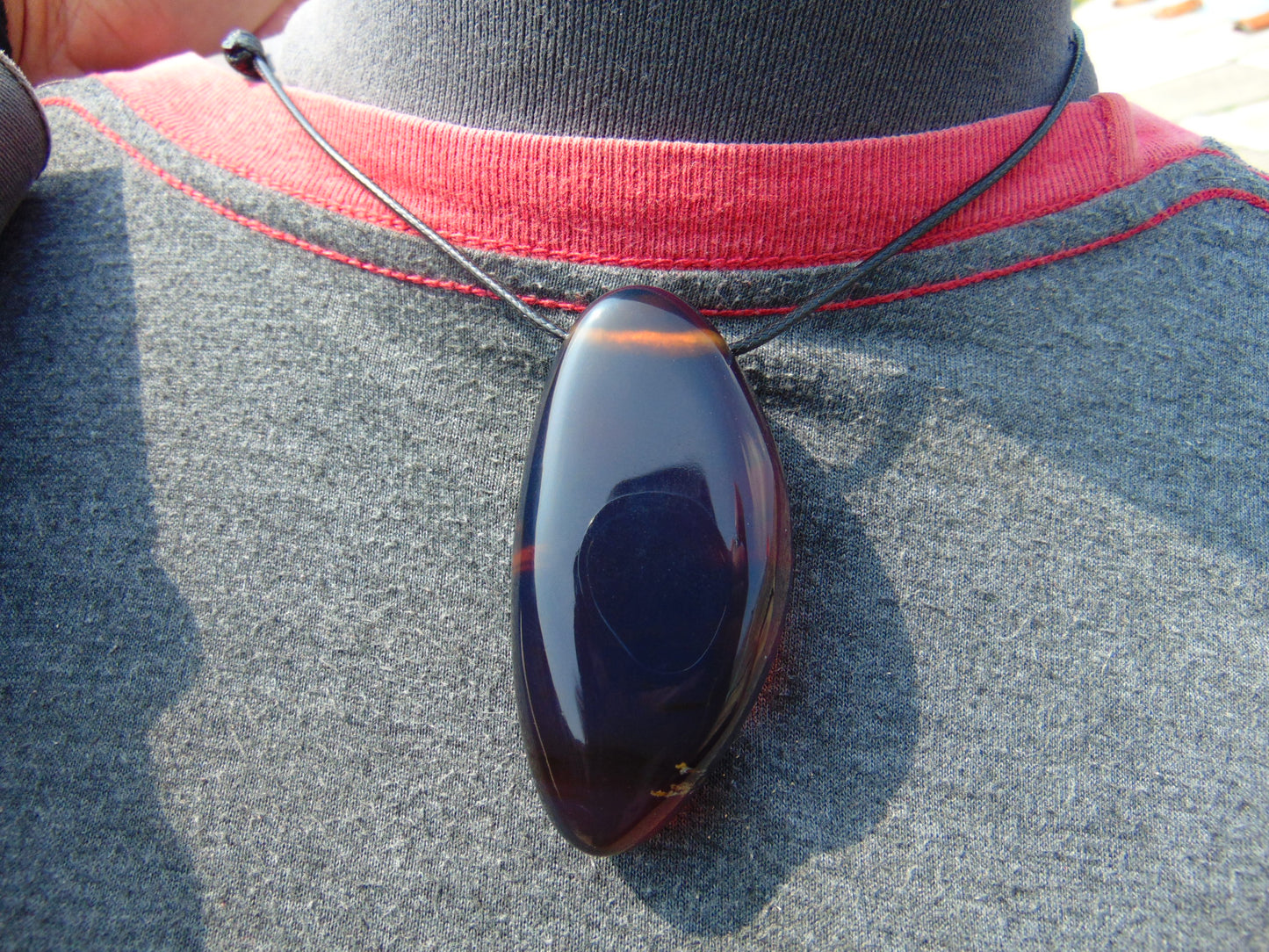 26 gr Big Pendant Indonesian Blue Amber for Healing Y13
