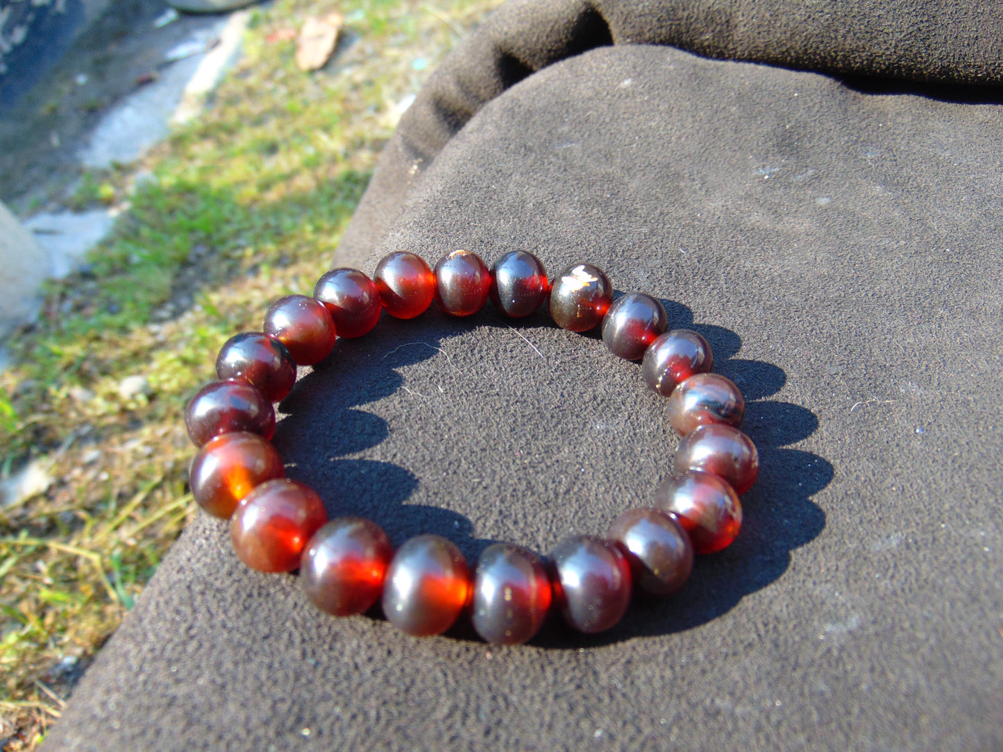 12 Gram Small Beads Bracelet Indonesian Amber for Healing A20G5