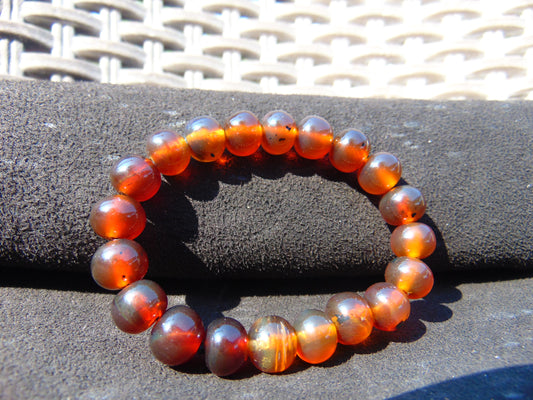 12 Gram Small Beads Bracelet Indonesian Amber for Healing AW10B5