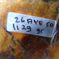 1129 gram Polished Indonesia Yellow Aromatic Amber for Healing 26AYE50