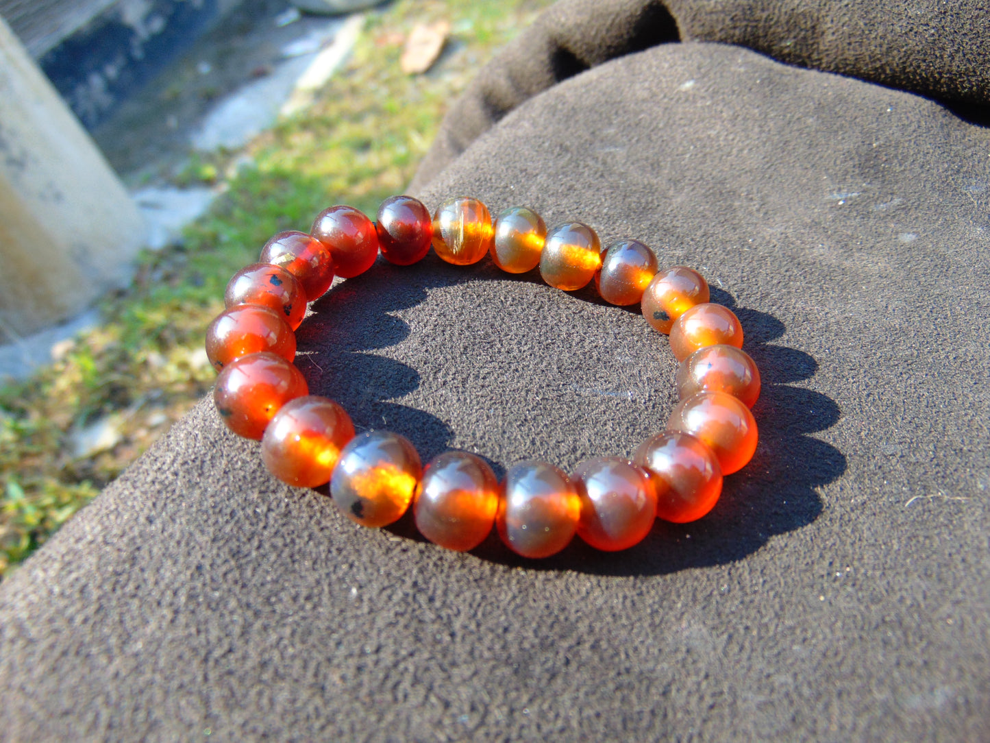 12 Gram Small Beads Bracelet Indonesian Amber for Healing AW10B5