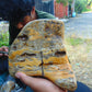 1377 gram Polished Indonesia Yellow Aromatic Amber for Healing 26AYE70