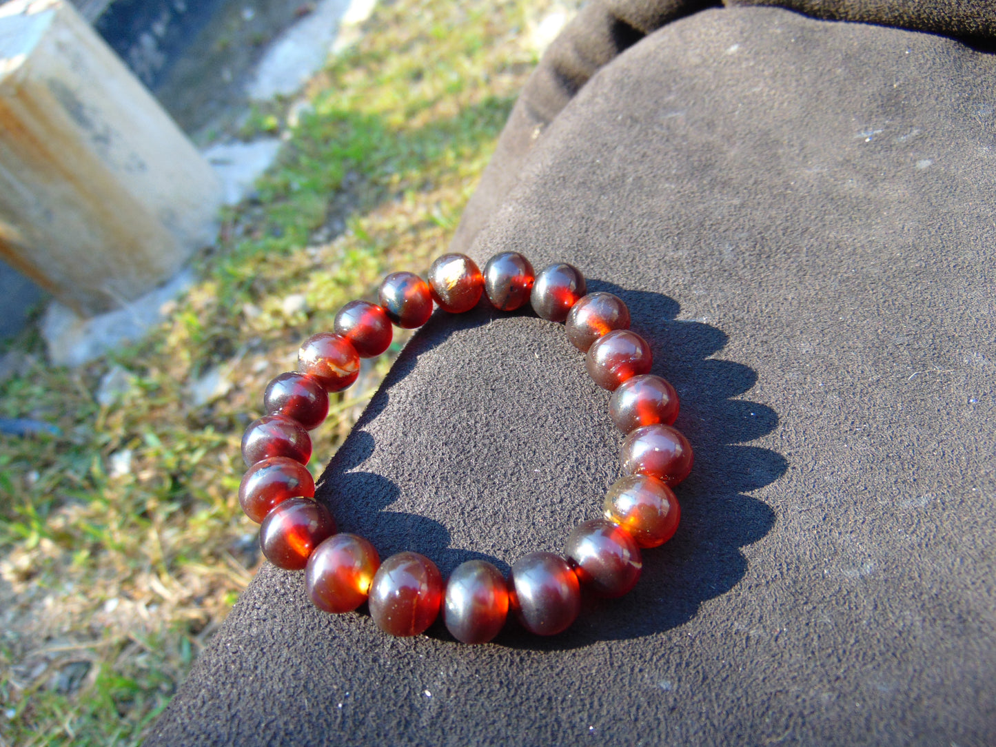 14 Gram Small Beads Bracelet Indonesian Amber for Healing A20G7