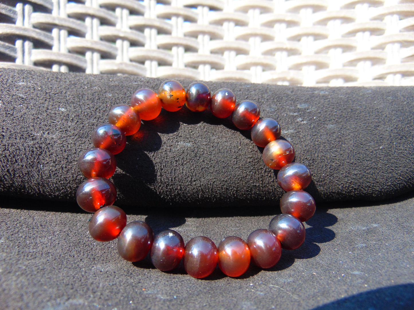 13 Gram Small Beads Bracelet Indonesian Amber for Healing A20G3