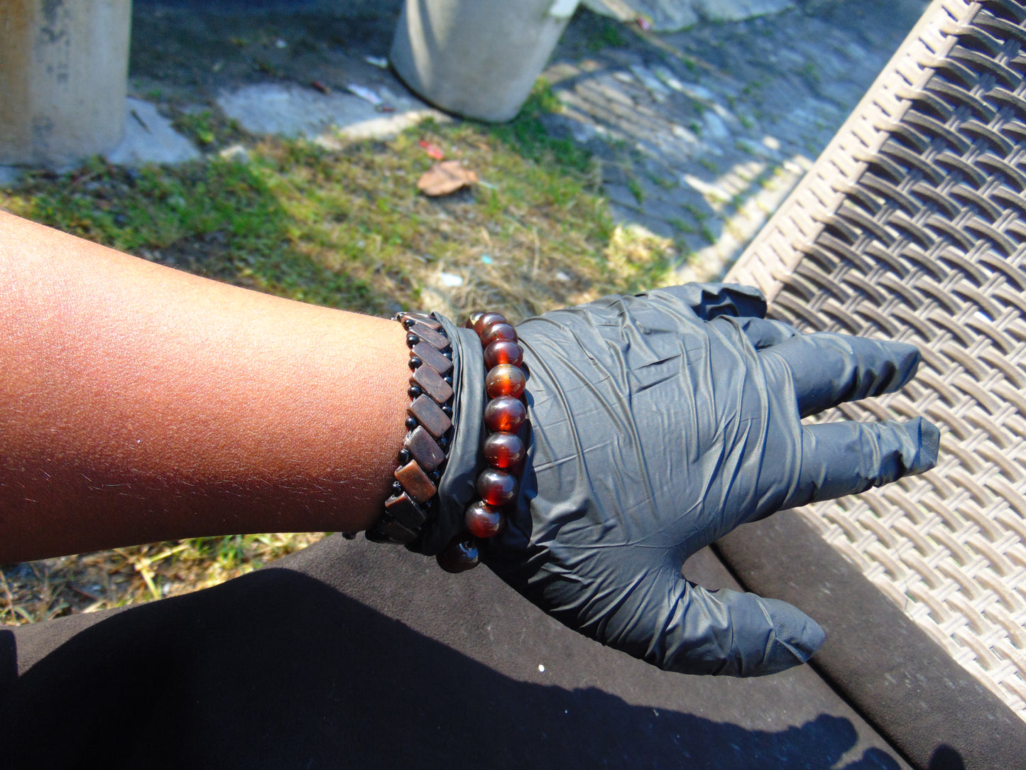 13 Gram Small Beads Bracelet Indonesian Amber for Healing A20G3