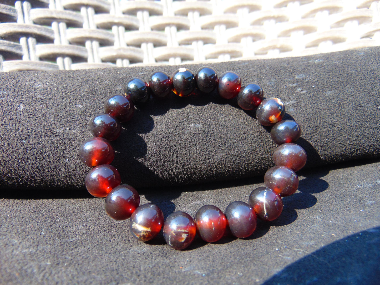 12 Gram Small Beads Bracelet Indonesian Amber for Healing AW10B18