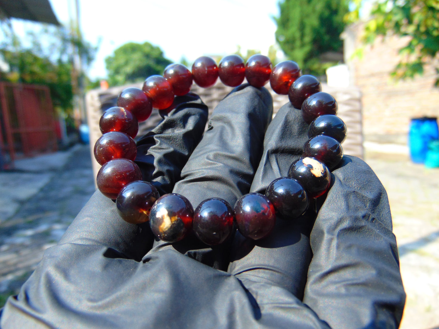 12 Gram Small Beads Bracelet Indonesian Amber for Healing AW10B18