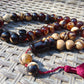 105 gr Tasbih Mesbah Rosary 33+2 Beads 18 mm Indonesian Zebra White Amber for Healing 26FT1