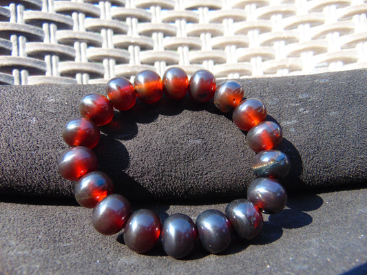 19 Gram Small Beads Bracelet Indonesian Amber for Healing AW10B20