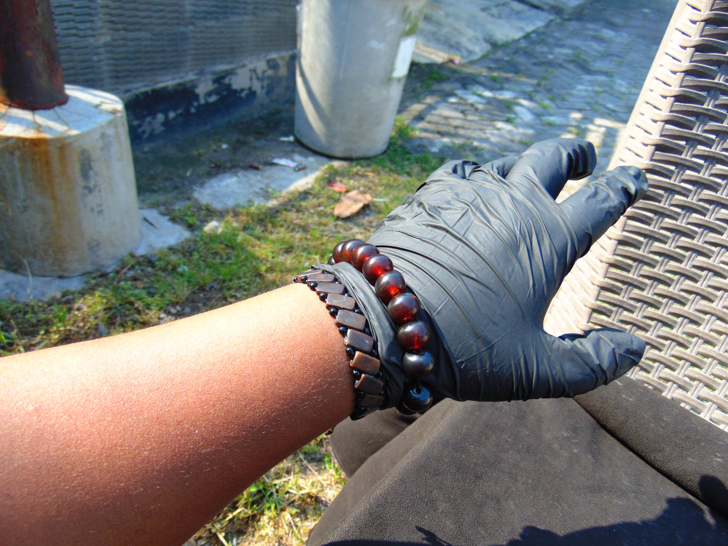 19 Gram Small Beads Bracelet Indonesian Amber for Healing AW10B20