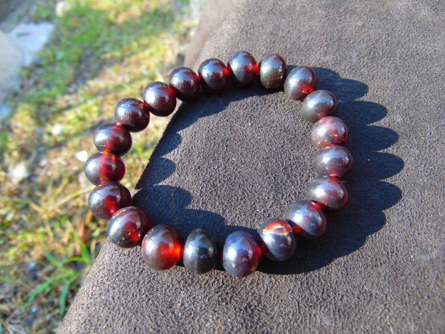 14 Gram Small Beads Bracelet Indonesian Amber for Healing AW10B3