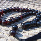 106 gr Tasbih Mesbah Rosary 33+2 Beads 18 mm Indonesian Cherry Red Amber for Healing 26FT2