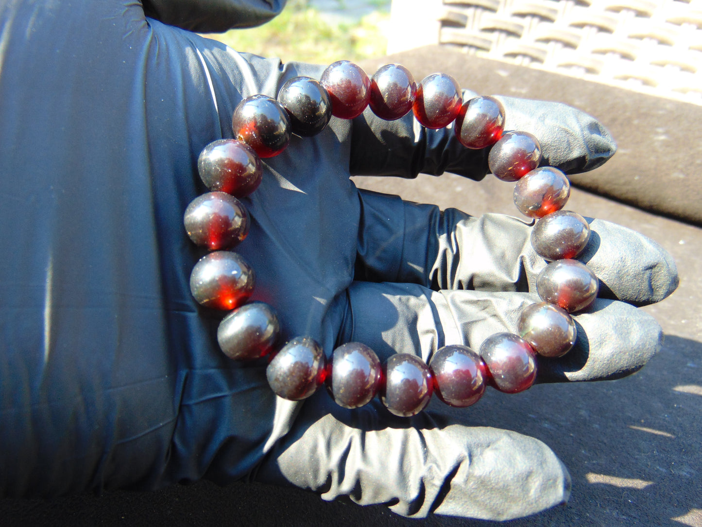 14 Gram Small Beads Bracelet Indonesian Amber for Healing AW10B3