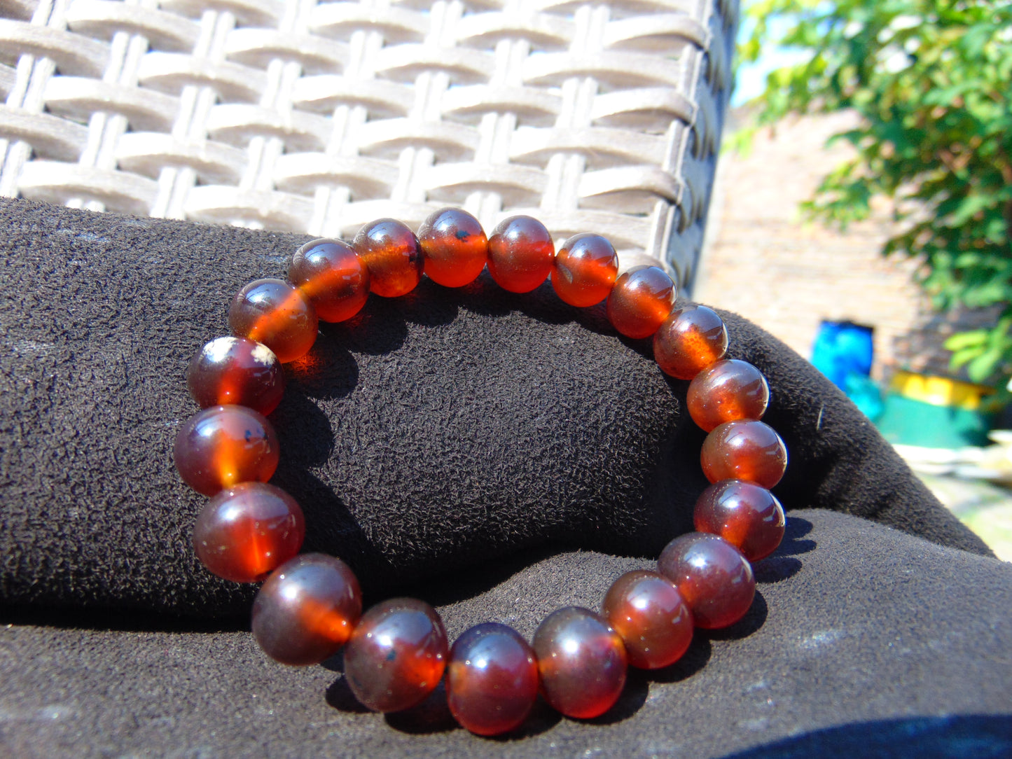 14 Gram Small Beads Bracelet Indonesian Amber for Healing AW10B9