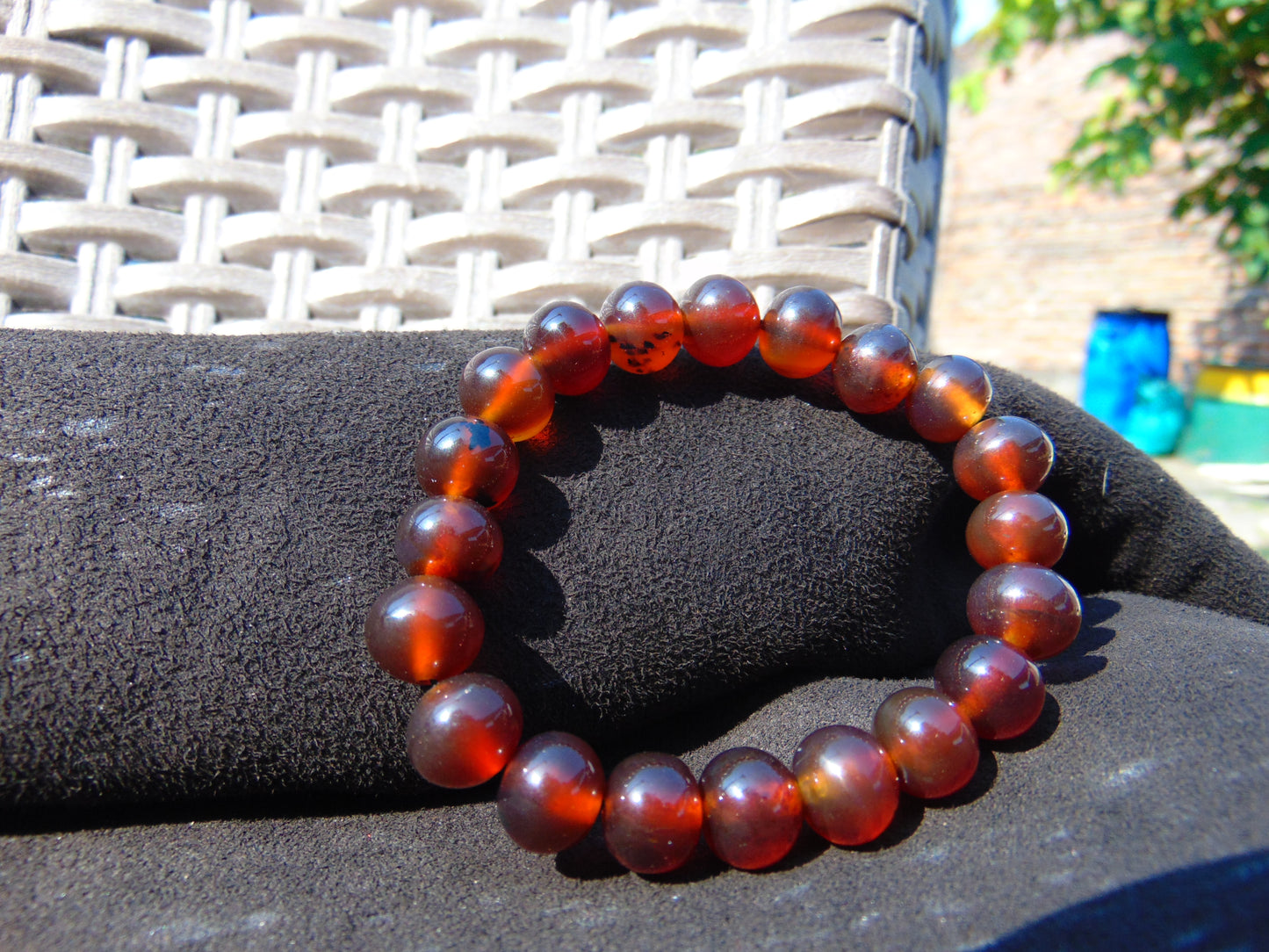 14 Gram Small Beads Bracelet Indonesian Amber for Healing AW10B9