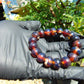 18 Gram 18 small Beads Bracelet Indonesian Dark Red Amber for Healing AB29