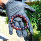 18 Gram 18 small Beads Bracelet Indonesian Dark Red Amber for Healing AB29