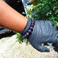18 Gram 18 small Beads Bracelet Indonesian Dark Red Amber for Healing AB29