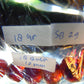 18 Gram 18 small Beads Bracelet Indonesian Dark Red Amber for Healing AB29
