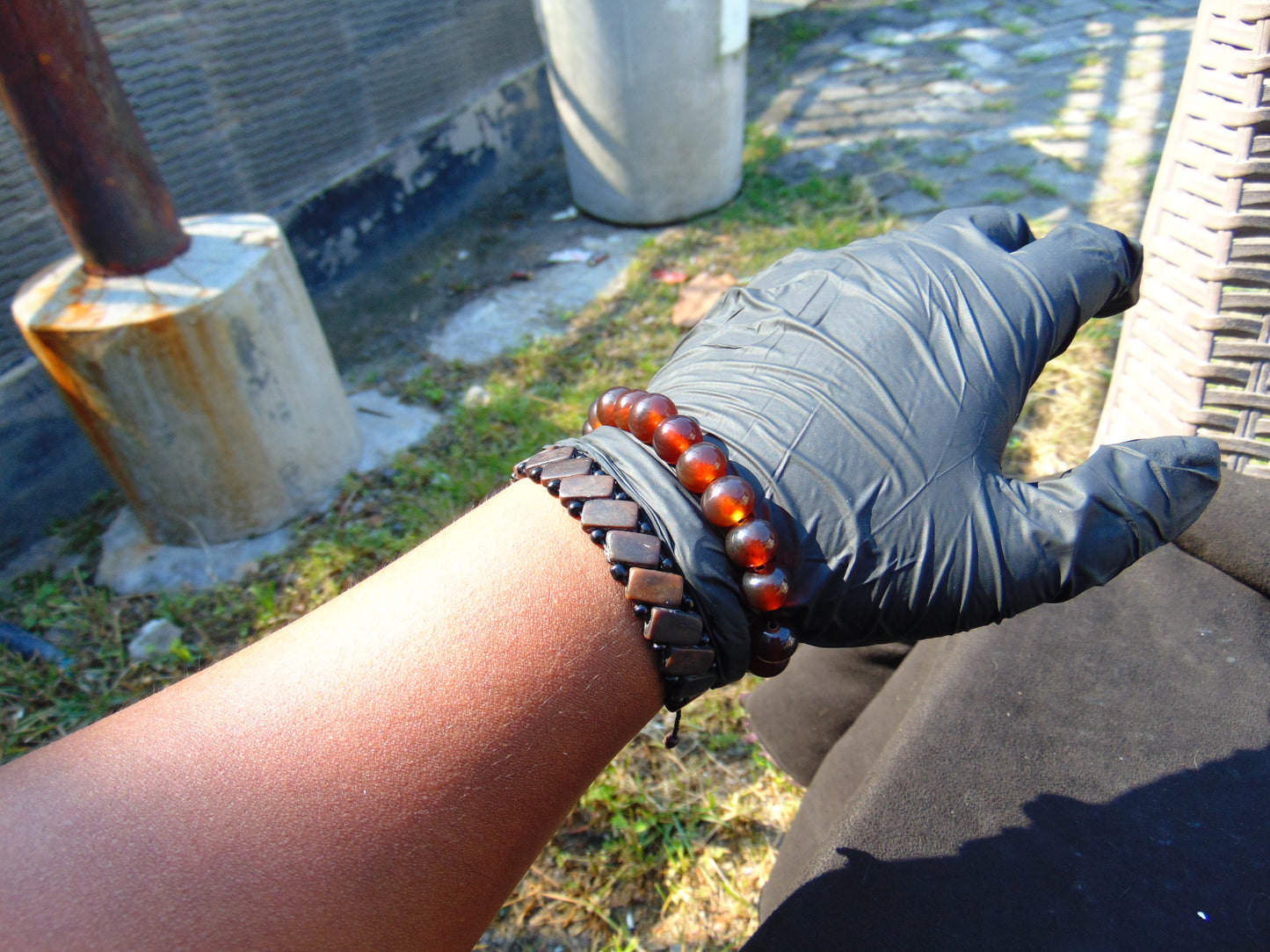 14 Gram Small Beads Bracelet Indonesian Amber for Healing AW10B9