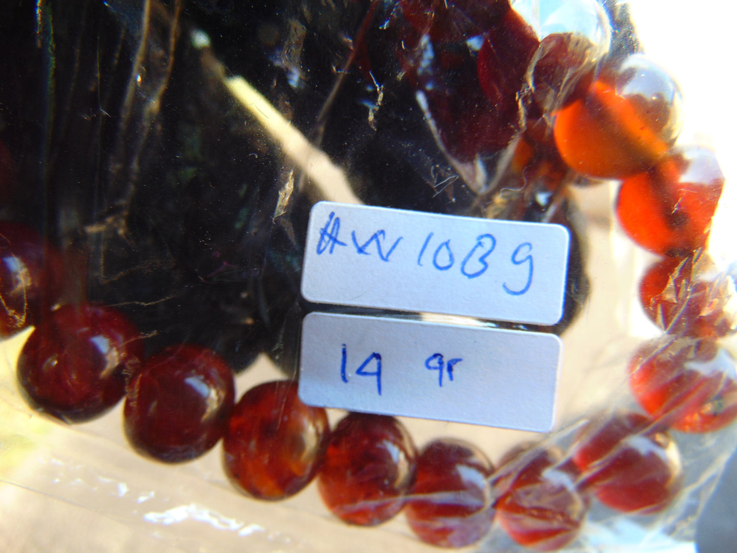 14 Gram Small Beads Bracelet Indonesian Amber for Healing AW10B9