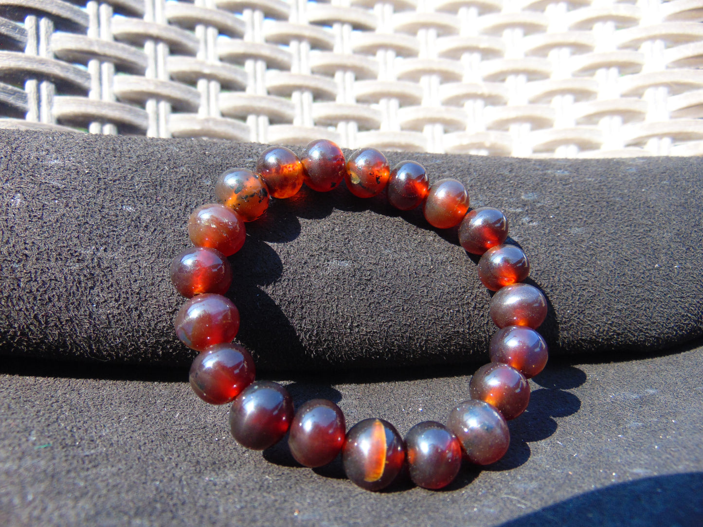 13 Gram Small Beads Bracelet Indonesian Amber for Healing AWB1011