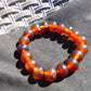 18 Gram 18 Small Beads Bracelet Indonesian Red Amber for Healing SB26
