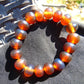 18 Gram 18 Small Beads Bracelet Indonesian Red Amber for Healing SB26