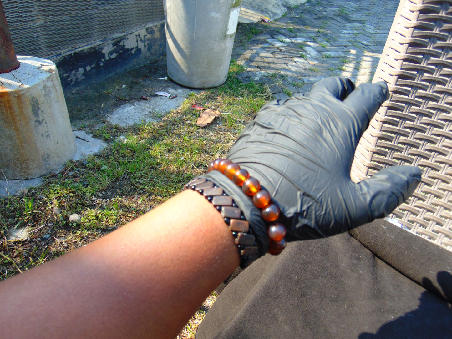 12 Gram Small 20 Beads Bracelet Indonesian Amber for Healing AW10B21