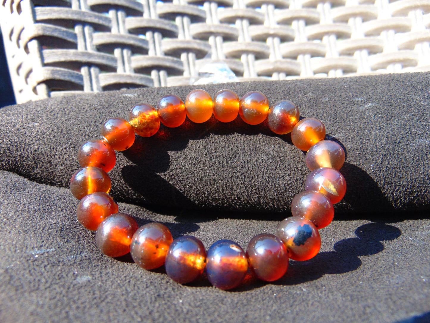 12 Gram Small Beads Bracelet Indonesian Amber for Healing AW10B14